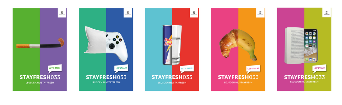 Kleurige campagne beelden 