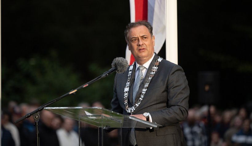 Burgemeester Gerolf Bouwmeester (fotografie: Bram Petraeus)