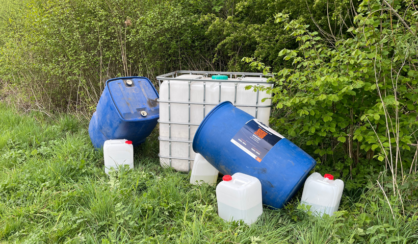 Drugsdump in openbare ruimte