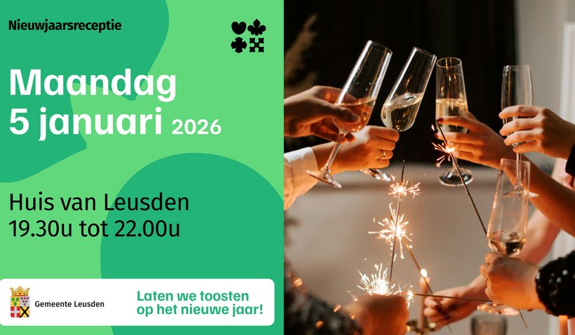 Uitnodiging nieuwjaarsbijeenkomst gemeente leusden