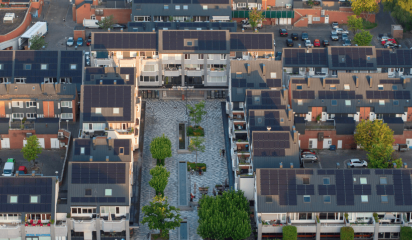 Foto Hamershof van bovenaf