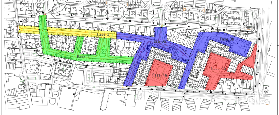 kaartweergave fasering