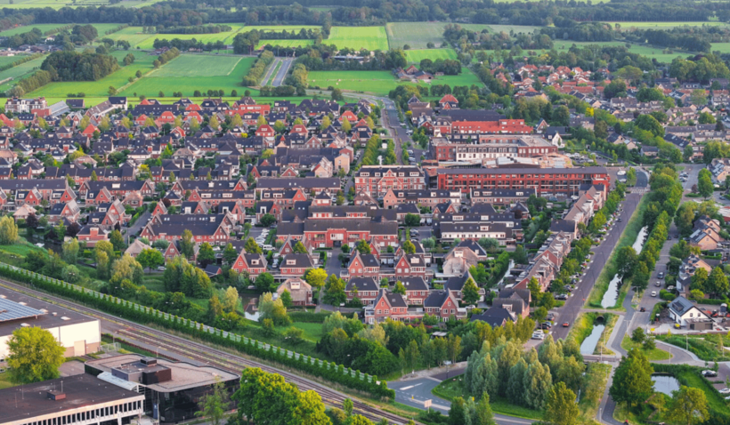 Leusden-Zuid van bovenaf