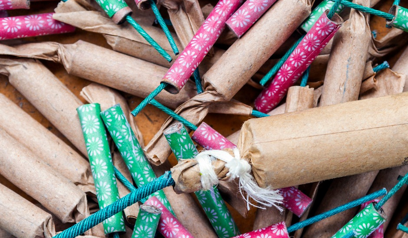 Niet afgestoken vuurwerk