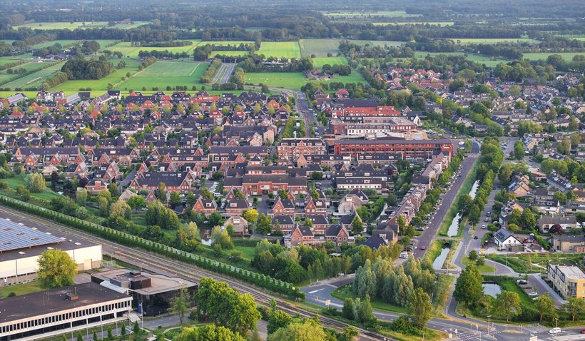 Leusden- Zuid van bovenaf