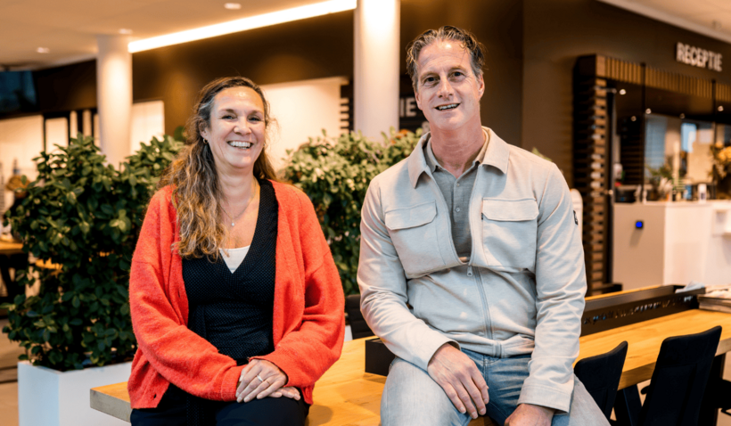 Op de foto Prisca Braat en Wim Mol