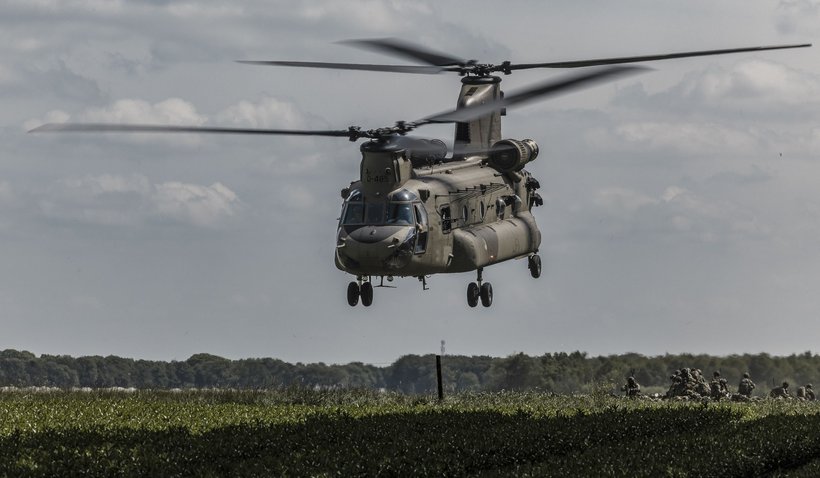 Chinook transporthelikopter. Eigenaar foto: Defensie